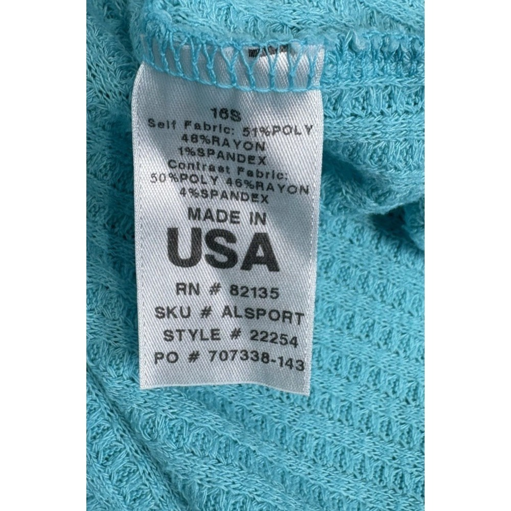 Fresh Produce Blue Luna Thermal Top Women XL XXL Portland Rib Long Sleeve Casual - Picture 8 of 10